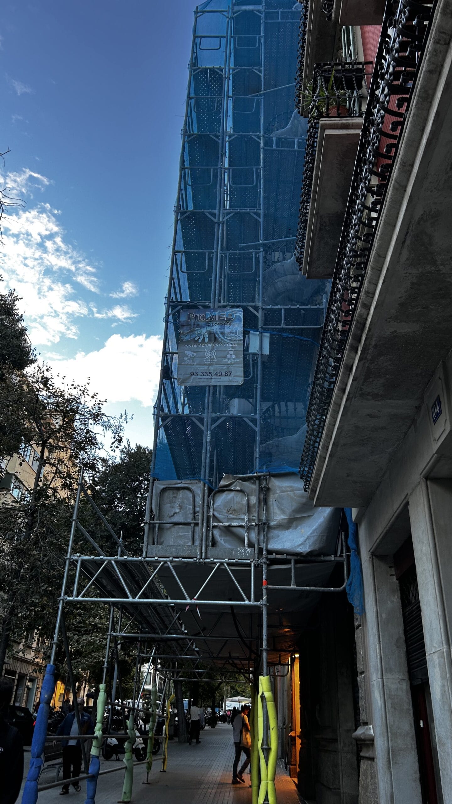 Empresa de seguridad en andamios Barcelona