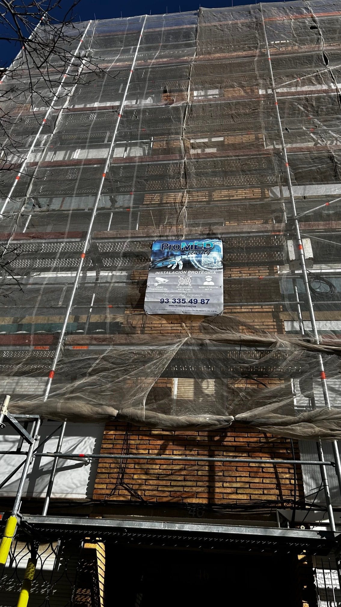 Sistemas de seguridad en andamios Barcelona