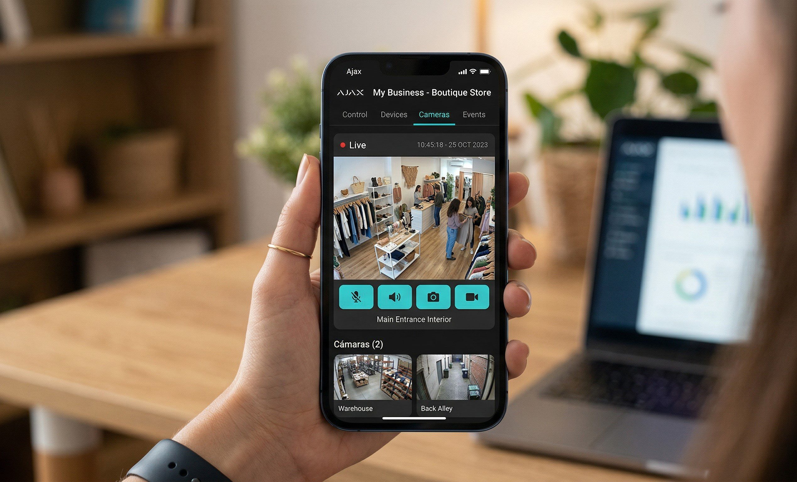 Ver camaras desde el movil videovigilancia