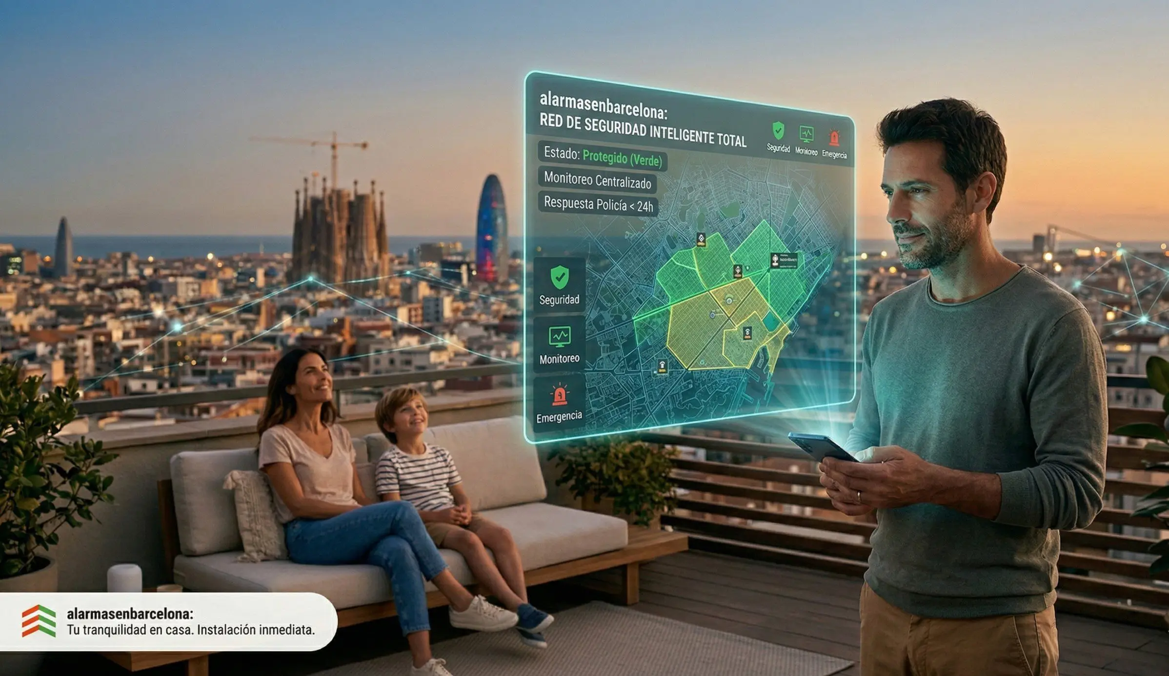 Instalación de alarmas en Barcelona